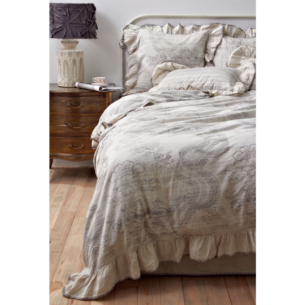Anthropologie Camille Duvet + Sham